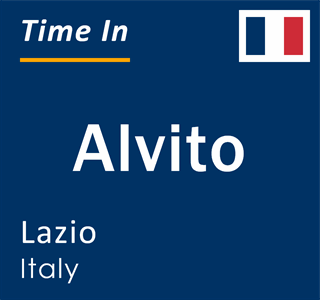 Current local time in Alvito, Lazio, Italy