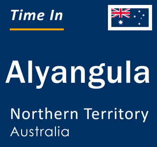 Current local time in Alyangula, Northern Territory, Australia