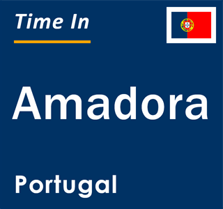 Current local time in Amadora, Portugal