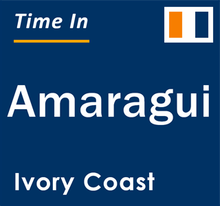 Current local time in Amaragui, Ivory Coast