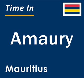 Current local time in Amaury, Mauritius