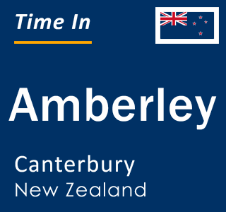 Current local time in Amberley, Canterbury, New Zealand