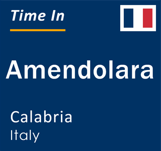 Current local time in Amendolara, Calabria, Italy