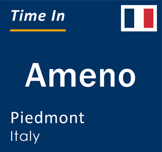 Current local time in Ameno, Piedmont, Italy