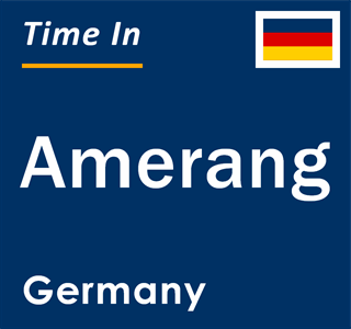 Current local time in Amerang, Germany