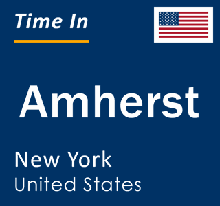 Current local time in Amherst, New York, United States