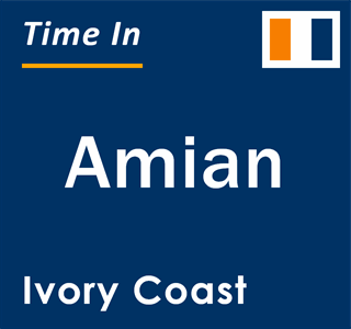 Current local time in Amian, Ivory Coast