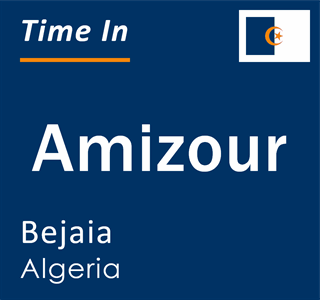 Current local time in Amizour, Bejaia, Algeria