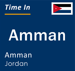 Current local time in Amman, Amman, Jordan