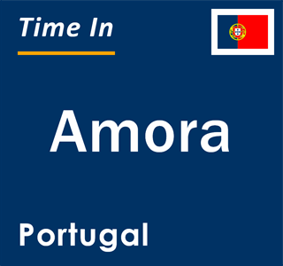 Current local time in Amora, Portugal