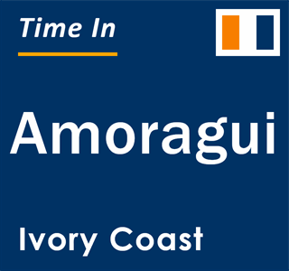 Current local time in Amoragui, Ivory Coast