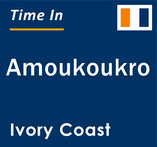 Current local time in Amoukoukro, Ivory Coast