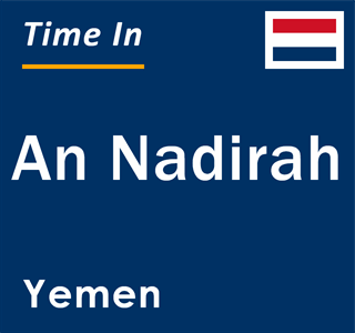 Current local time in An Nadirah, Yemen