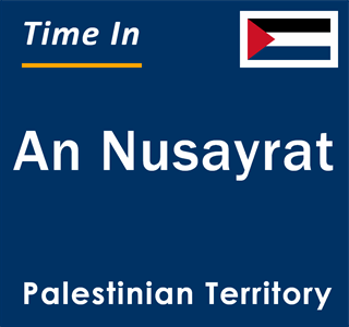 Current local time in An Nusayrat, Palestinian Territory