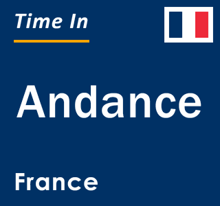 Current local time in Andance, France