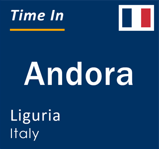 Current local time in Andora, Liguria, Italy