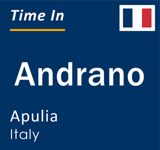 Current local time in Andrano, Apulia, Italy