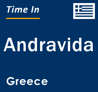 Current local time in Andravida, Greece