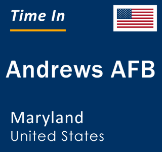 Current local time in Andrews AFB, Maryland, United States