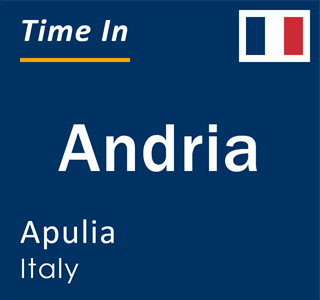 Current local time in Andria, Apulia, Italy