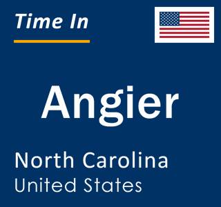 Current local time in Angier, North Carolina, United States