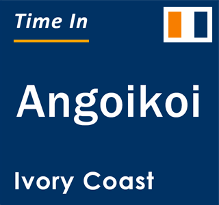 Current local time in Angoikoi, Ivory Coast