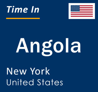 Current local time in Angola, New York, United States