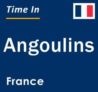 Current local time in Angoulins, France