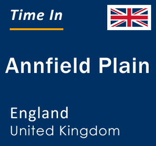 Current local time in Annfield Plain, England, United Kingdom