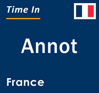 Current local time in Annot, France