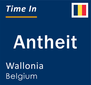 Current local time in Antheit, Wallonia, Belgium