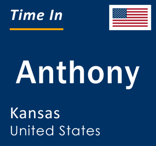 Current local time in Anthony, Kansas, United States