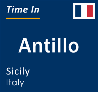 Current local time in Antillo, Sicily, Italy