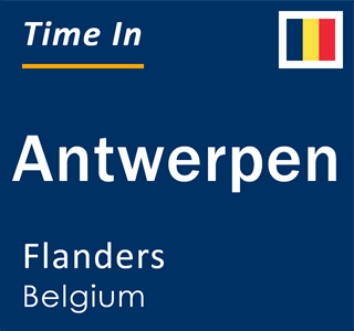 Current local time in Antwerpen, Flanders, Belgium