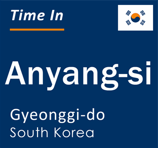 Current local time in Anyang-si, Gyeonggi-do, South Korea