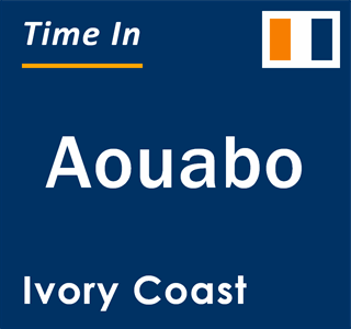 Current local time in Aouabo, Ivory Coast