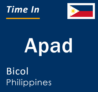 Current local time in Apad, Bicol, Philippines