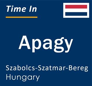 Current local time in Apagy, Szabolcs-Szatmar-Bereg, Hungary