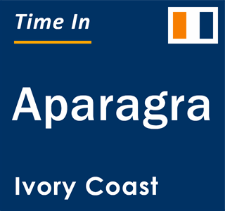 Current local time in Aparagra, Ivory Coast