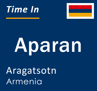 Current local time in Aparan, Aragatsotn, Armenia