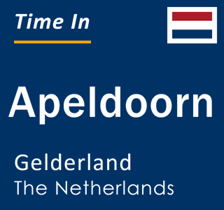 Current local time in Apeldoorn, Gelderland, The Netherlands