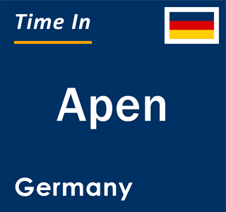 Current local time in Apen, Germany