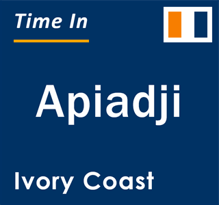 Current local time in Apiadji, Ivory Coast