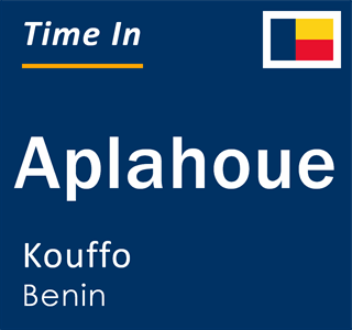 Current local time in Aplahoue, Kouffo, Benin