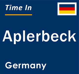 Current local time in Aplerbeck, Germany