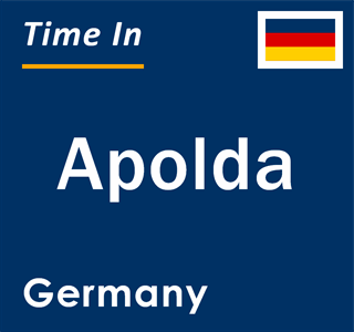 Current local time in Apolda, Germany