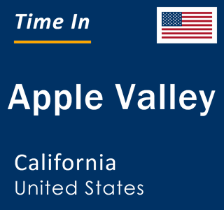 Current local time in Apple Valley, California, United States