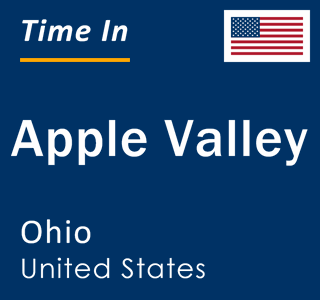 Current local time in Apple Valley, Ohio, United States