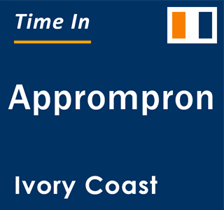 Current local time in Apprompron, Ivory Coast