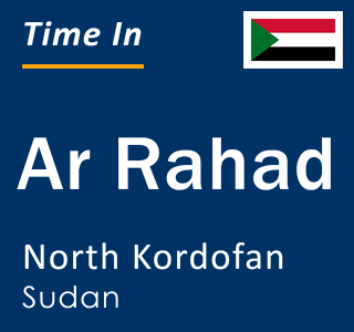 Current local time in Ar Rahad, North Kordofan, Sudan